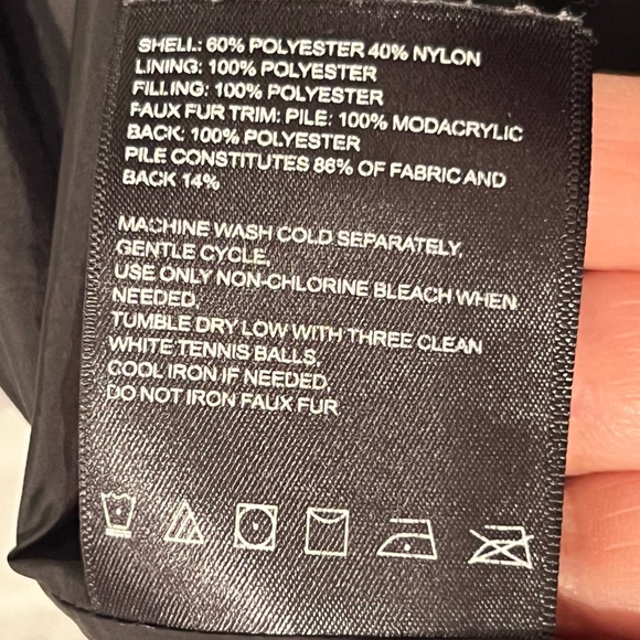 LAUNDRY women black winter jacket /size M - Picture 10 of 13